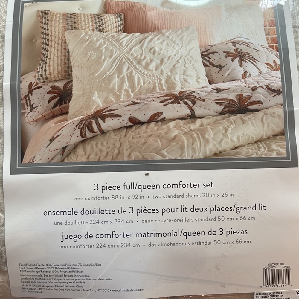 Peri Home Vintage Tile 3-Piece Full/Queen Comforter - Picture 6 of 7
